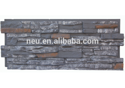 Polyurethane faux stone rock panel,Brand store decoration.drystack stone wall,unique quality