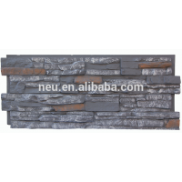 Polyurethane faux stone rock panel,Brand store decoration.drystack stone wall,unique quality