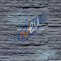 PU faux slate limestone slab, ledge stone panel, plastic stone wall panel