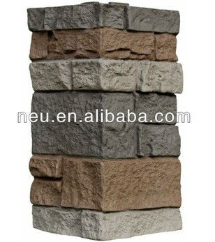 wall decorative panels,light weight stone corner,artificail rock panel,Corner, PU natural stone